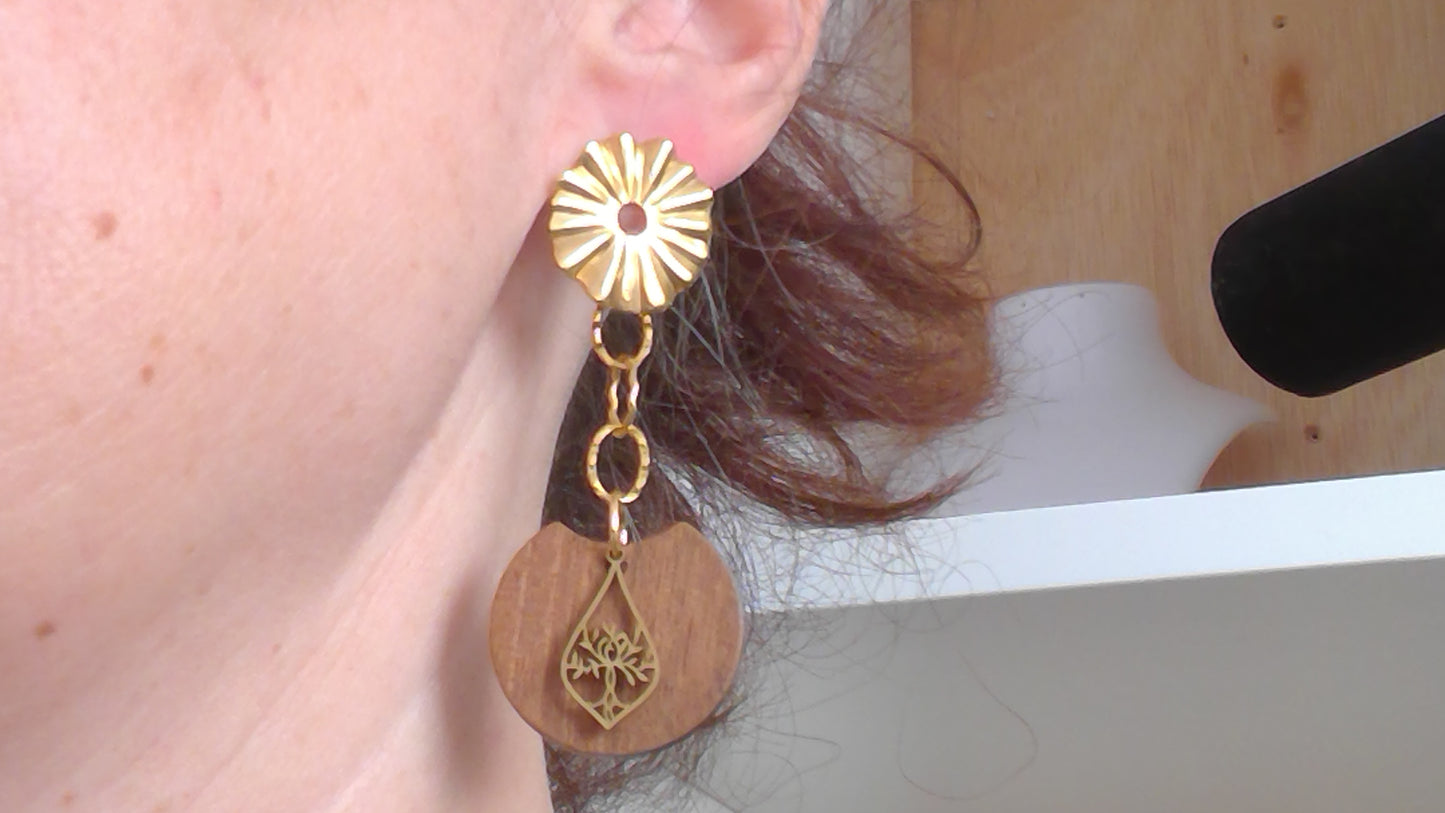 Boucles d'oreilles ARIELLE